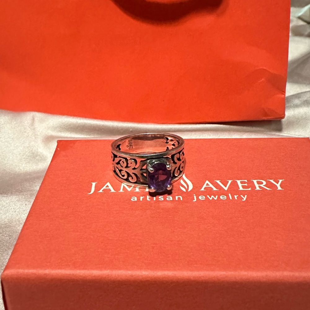 James Avery Amethyst Adoree Ring